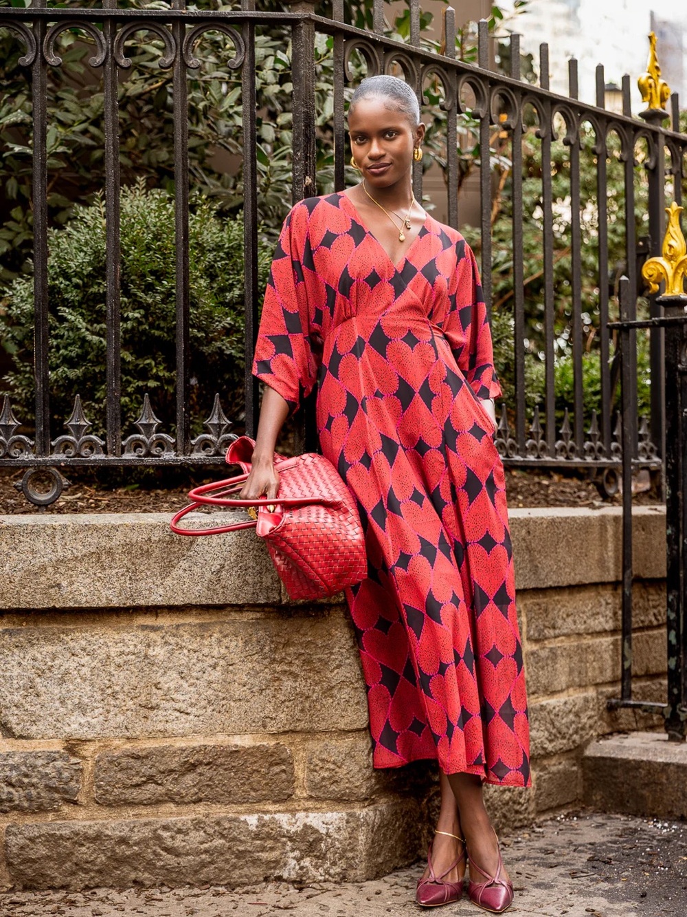Mixed by Nasrin Maxi Dress